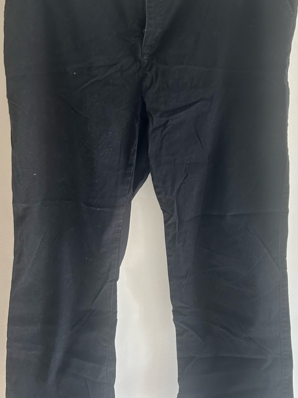 St. John's Bay Corduroy Black Straight Leg Pants